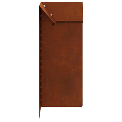 Recinto per lumache 4 pcs Ruggine 10 x 10 x 25 cm | homemem39