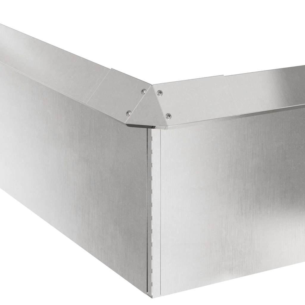 Recinzioni per lumache 8 pcs Argento Acciaio inossidabile