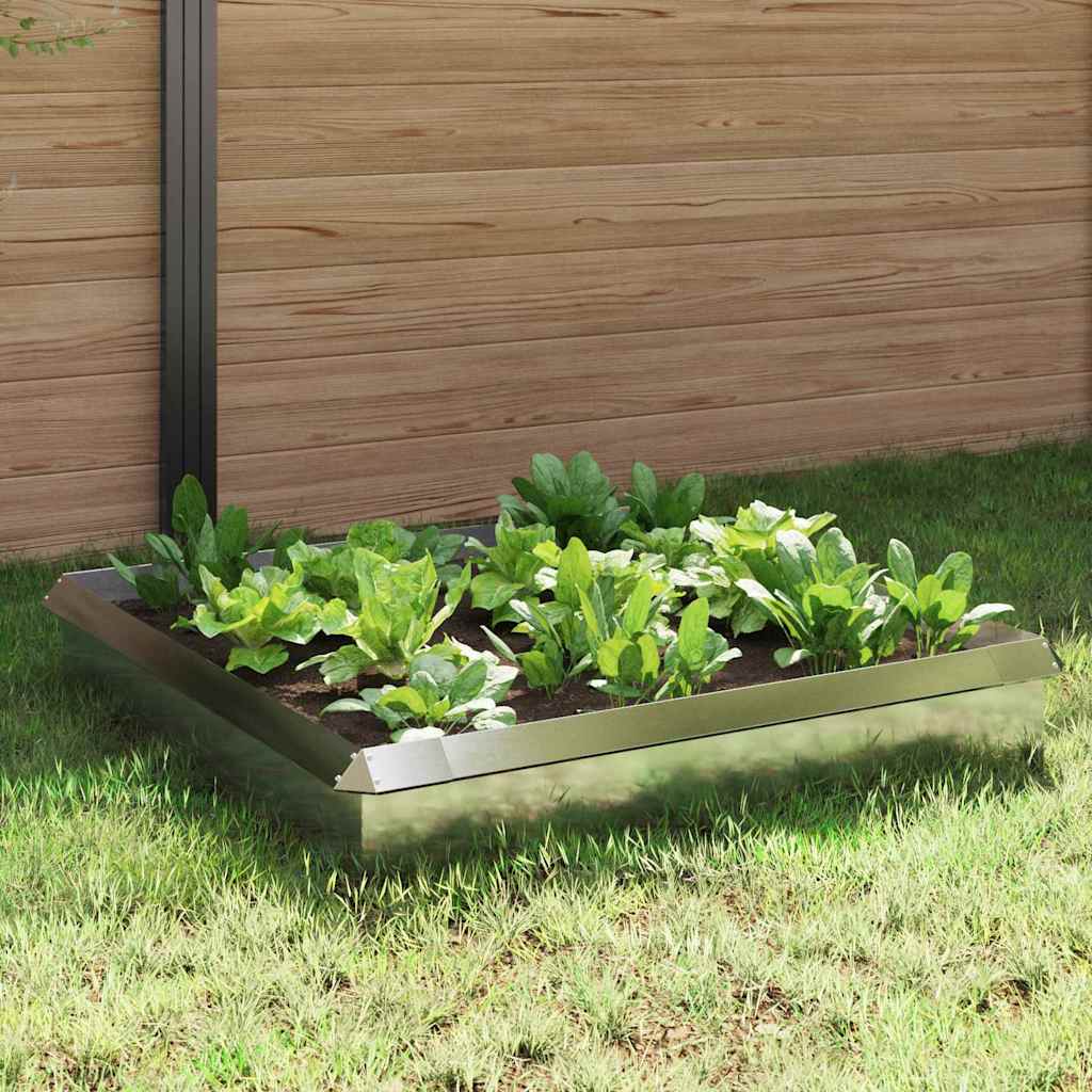 Recinzioni per lumache 8 pcs Argento Acciaio inossidabile