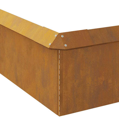 Recinzioni per lumache 8 pcs Ruggine