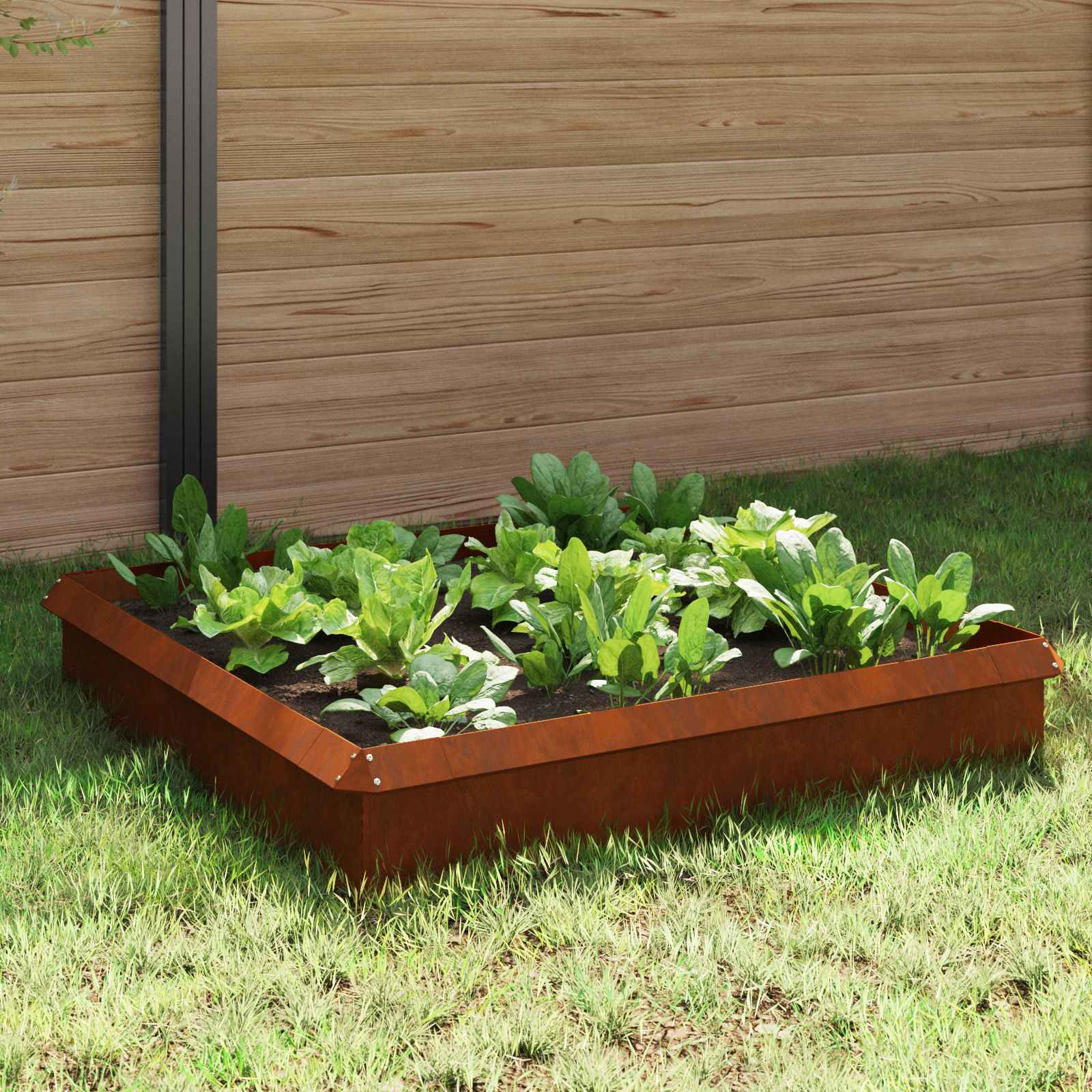 Recinzioni per lumache 8 pcs Ruggine | homemem39