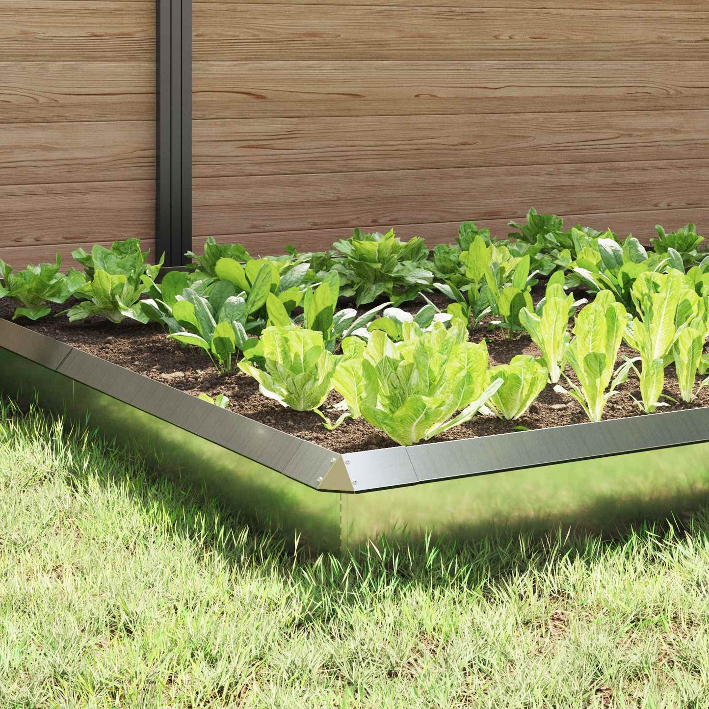 Recinzioni per lumache 12 pcs Argento Acciaio zincato