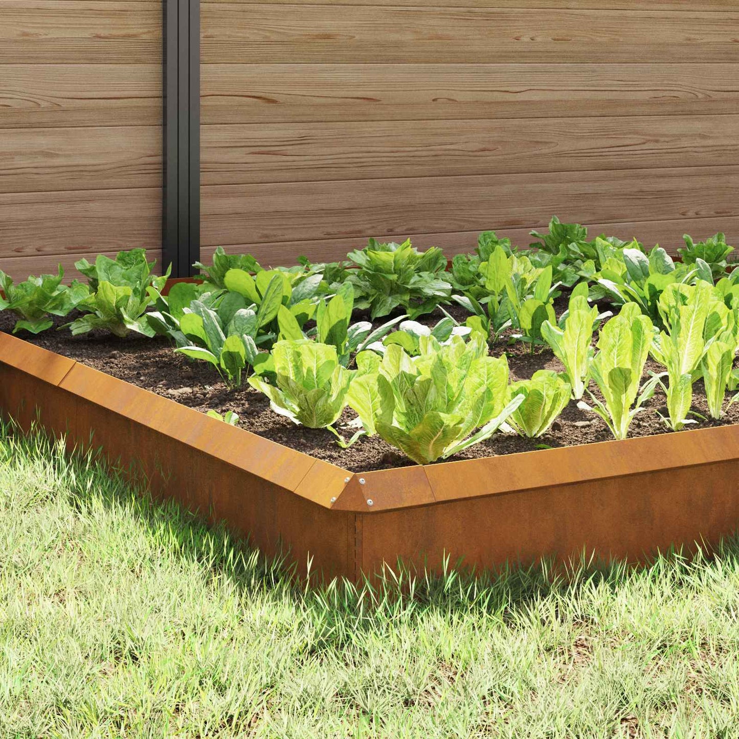 Recinzioni per lumache 12 pcs Ruggine