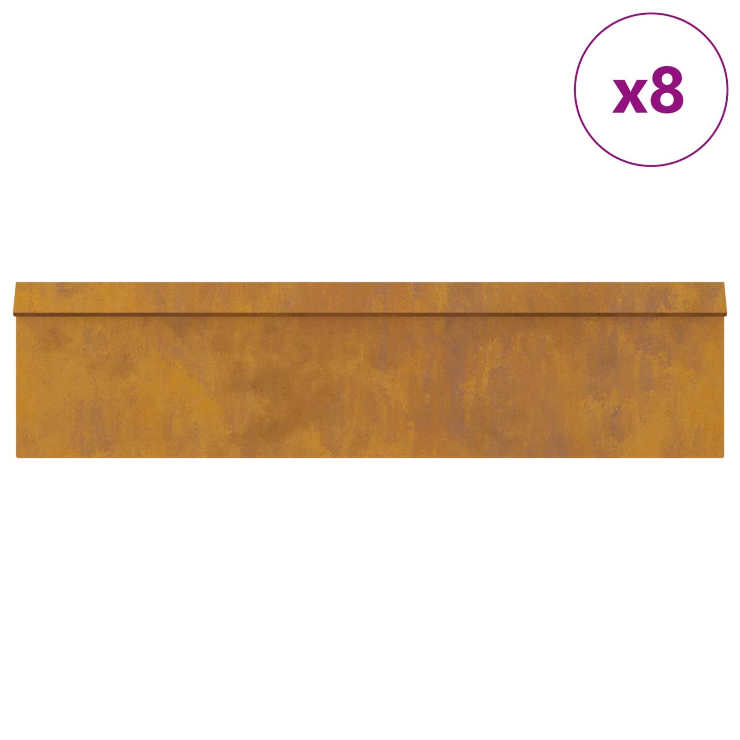 Recinzioni per lumache 12 pcs Ruggine