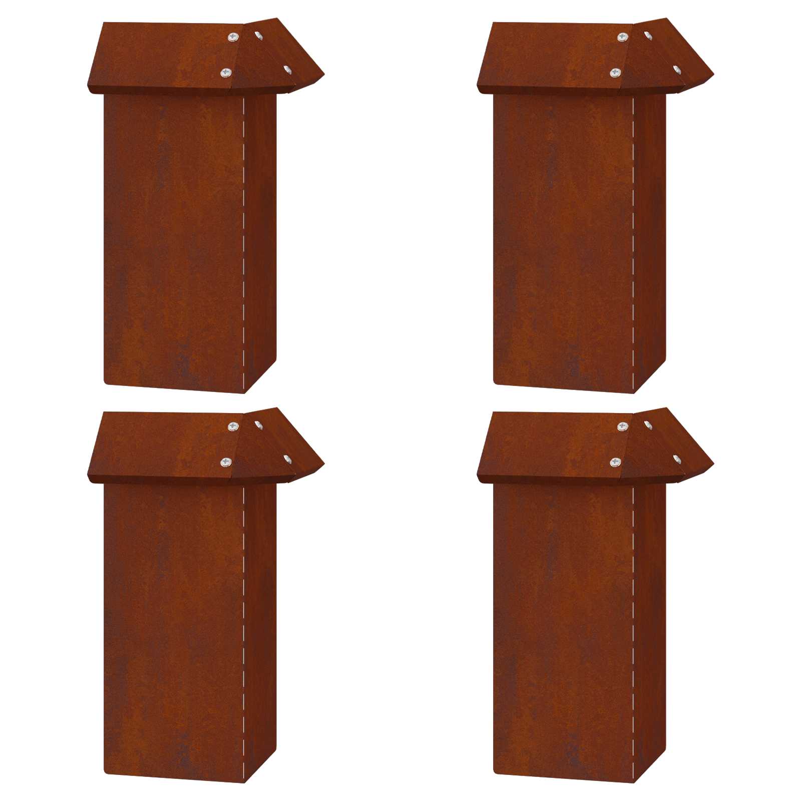 Recinzioni per lumache 20 pcs Ruggine | homemem39