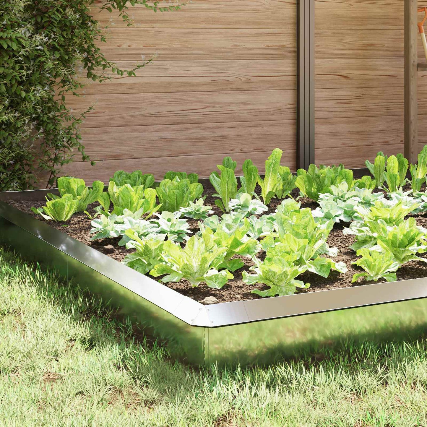 Recinzioni per lumache 16 pcs Argento Acciaio zincato