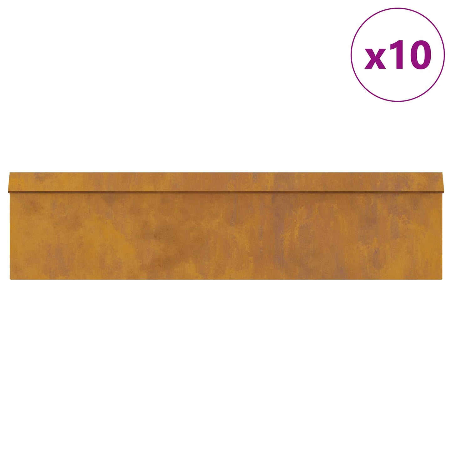 Recinzioni per lumache 16 pcs Ruggine