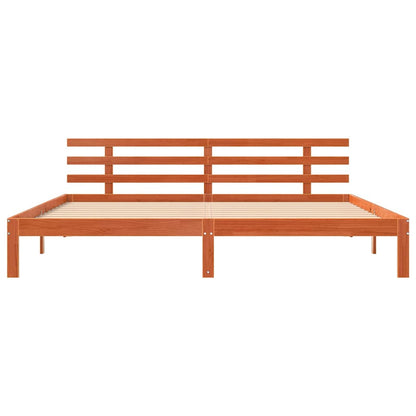 Struttura del letto Marrone cerato 203.5 x 205.5 x 69.5 cm | homemem39