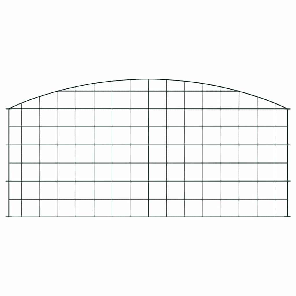Set di Recinzione per Stagno 5 pcs Verde 100 x 50 cm Acciaio