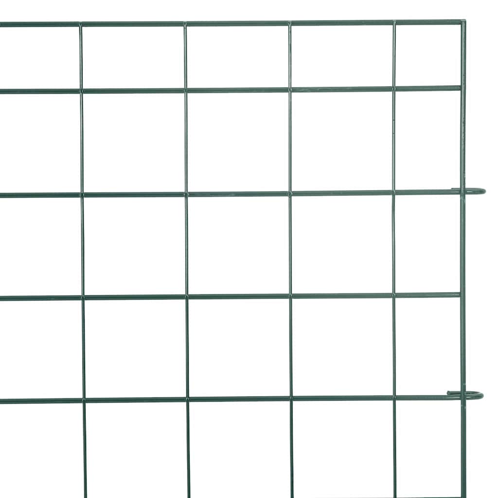 Set di Recinzione per Stagno 5 pcs Verde 100 x 50 cm Acciaio