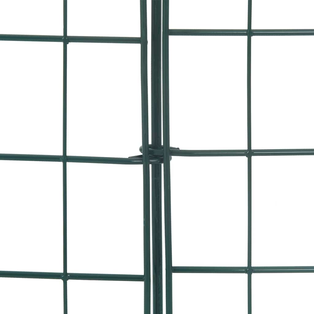 Set di Recinzione per Stagno 5 pcs Verde 100 x 50 cm Acciaio