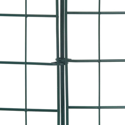 Set di Recinzione per Stagno 5 pcs Verde 100 x 50 cm Acciaio