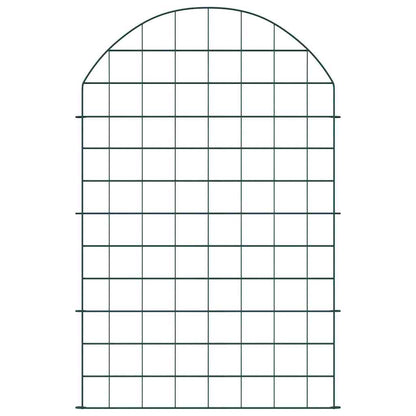 Set di Recinzione per Stagno 8 pcs Verde 50 x 80 cm Acciaio