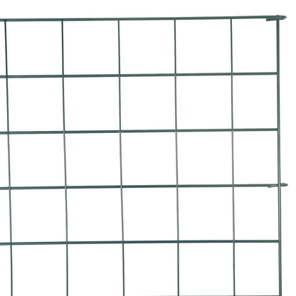 Set di Recinzione per Stagno 8 pcs Verde 50 x 80 cm Acciaio