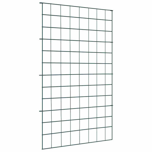 Set di Recinzione per Stagno 8 pcs Verde 50 x 80 cm Acciaio