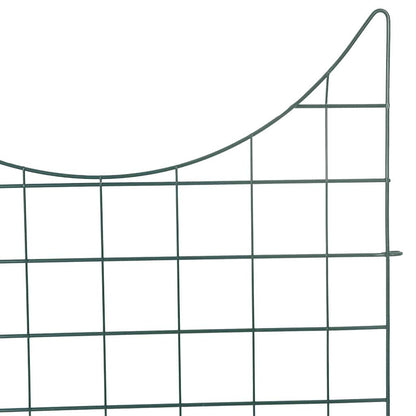 Set di Recinzione per Stagno 8 pcs Verde 50 x 80 cm Acciaio