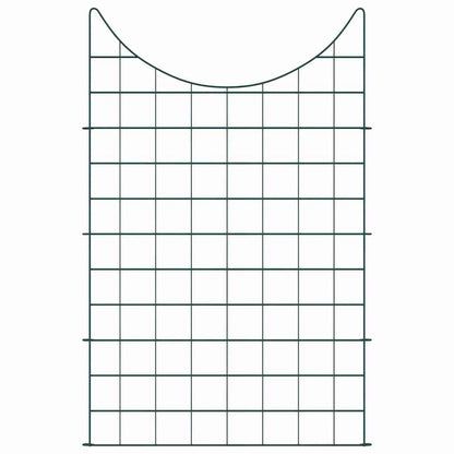 Set di Recinzione per Stagno 8 pcs Verde 50 x 80 cm Acciaio