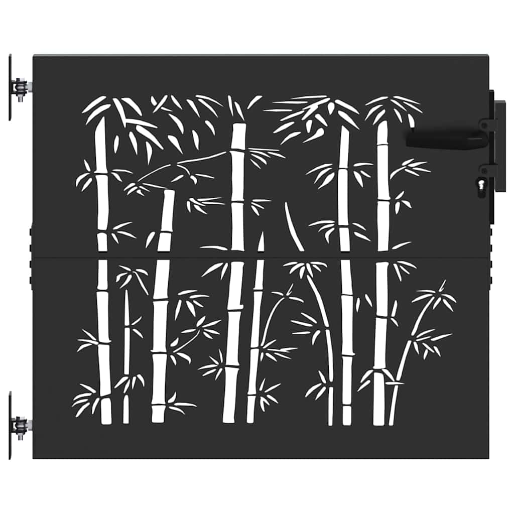 Cancello da giardino 85 x 100 cm Acciaio Verniciato a Polvere | homemem39