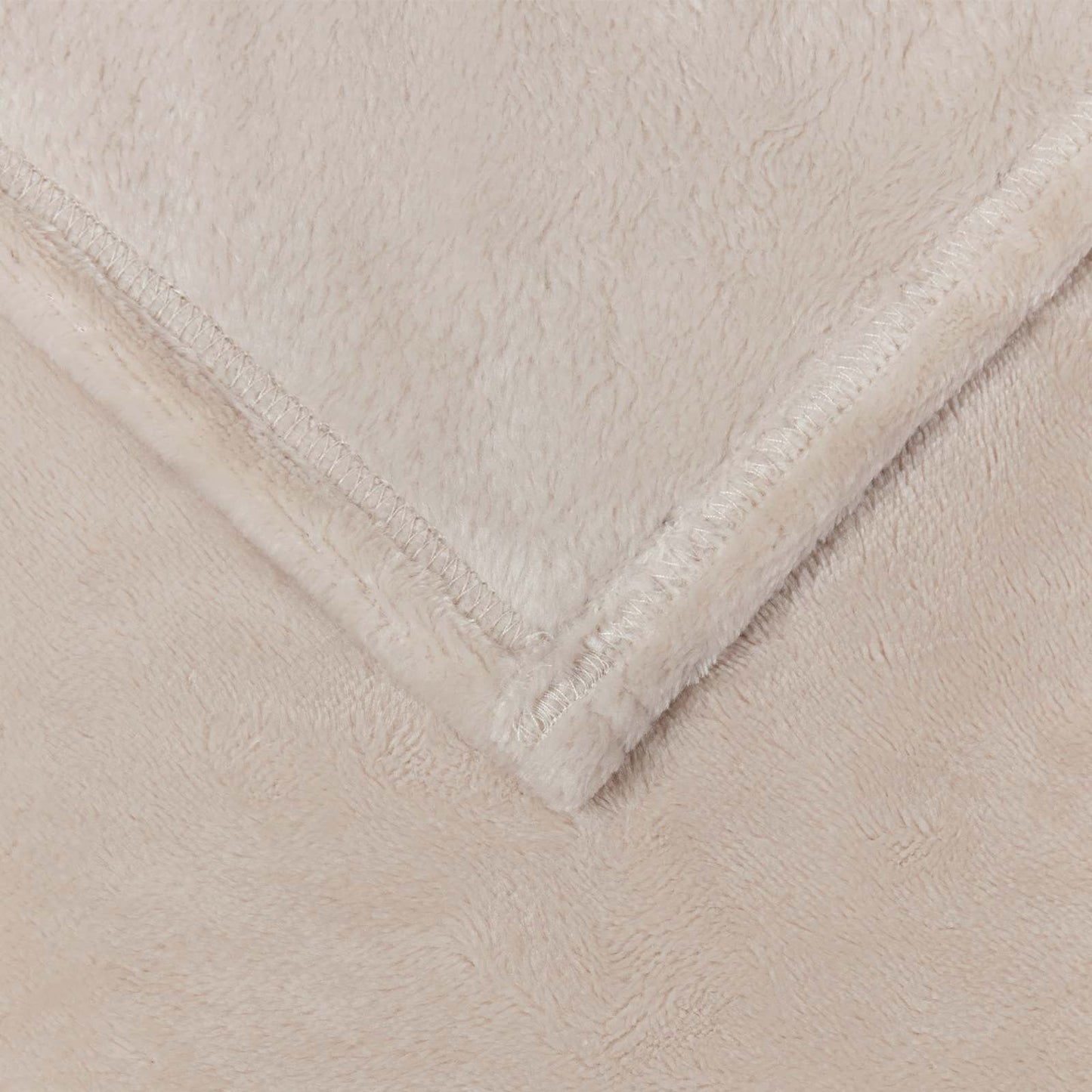 Coperta Beige 130 x 150 cm Panno