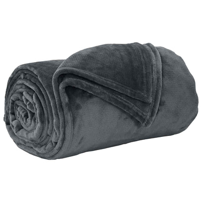 Coperta Grigio scuro 130 x 150 cm Panno