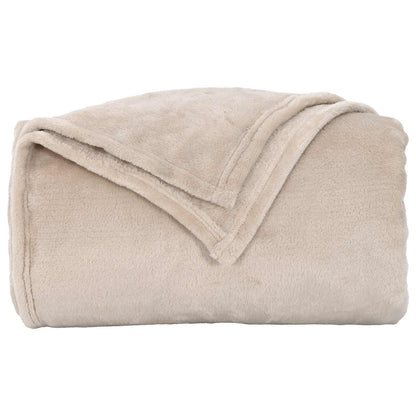 Coperte da Pile 6 pcs Beige 130 x 150 cm Panno