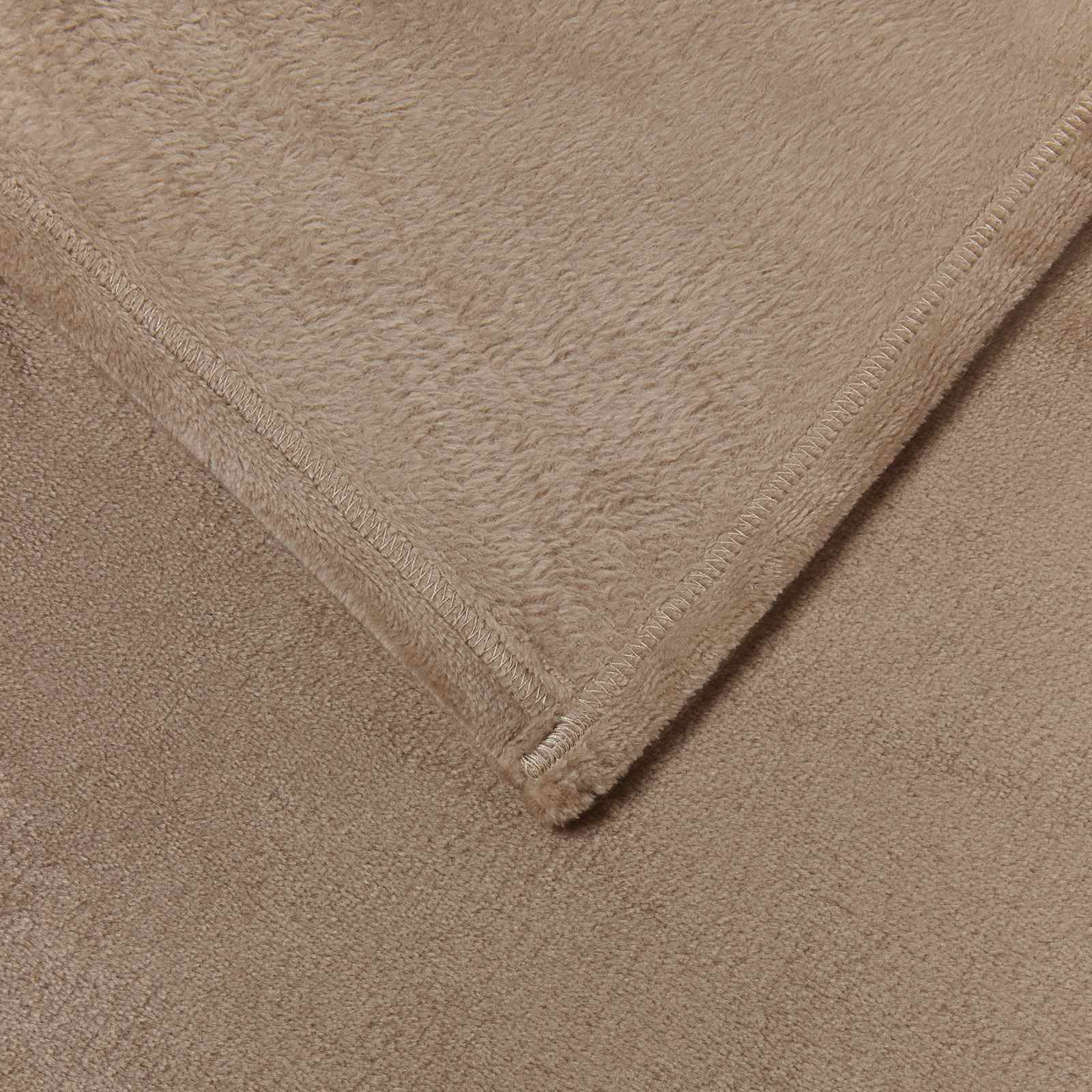 Coperte da Pile 6 pcs Cammello 130 x 150 cm Panno | homemem39