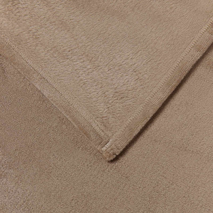Coperte da Pile 6 pcs Cammello 130 x 150 cm Panno | homemem39