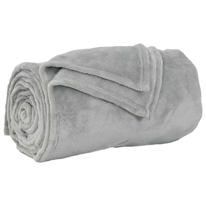 Coperte da Pile 6 pcs Grigio 220 x 240 cm Panno | homemem39