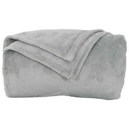 Coperte da Pile 6 pcs Grigio 220 x 240 cm Panno