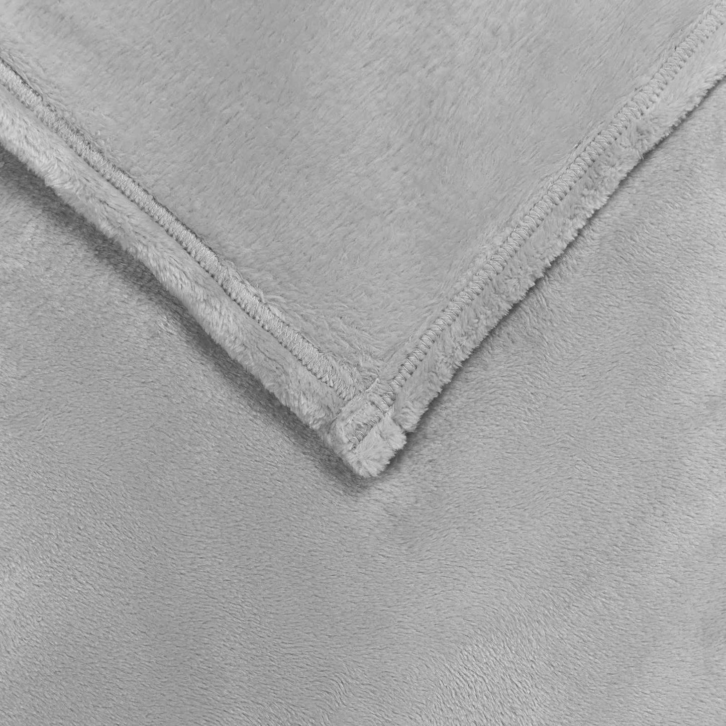 Coperte da Pile 6 pcs Grigio 240 x 270 cm Panno | homemem39