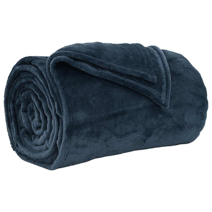 Coperte da Pile 6 pcs Blu navy 130 x 150 cm Panno | homemem39