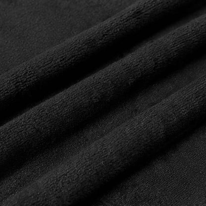 Coperte da Pile 6 pcs Nero 130 x 150 cm Panno | homemem39