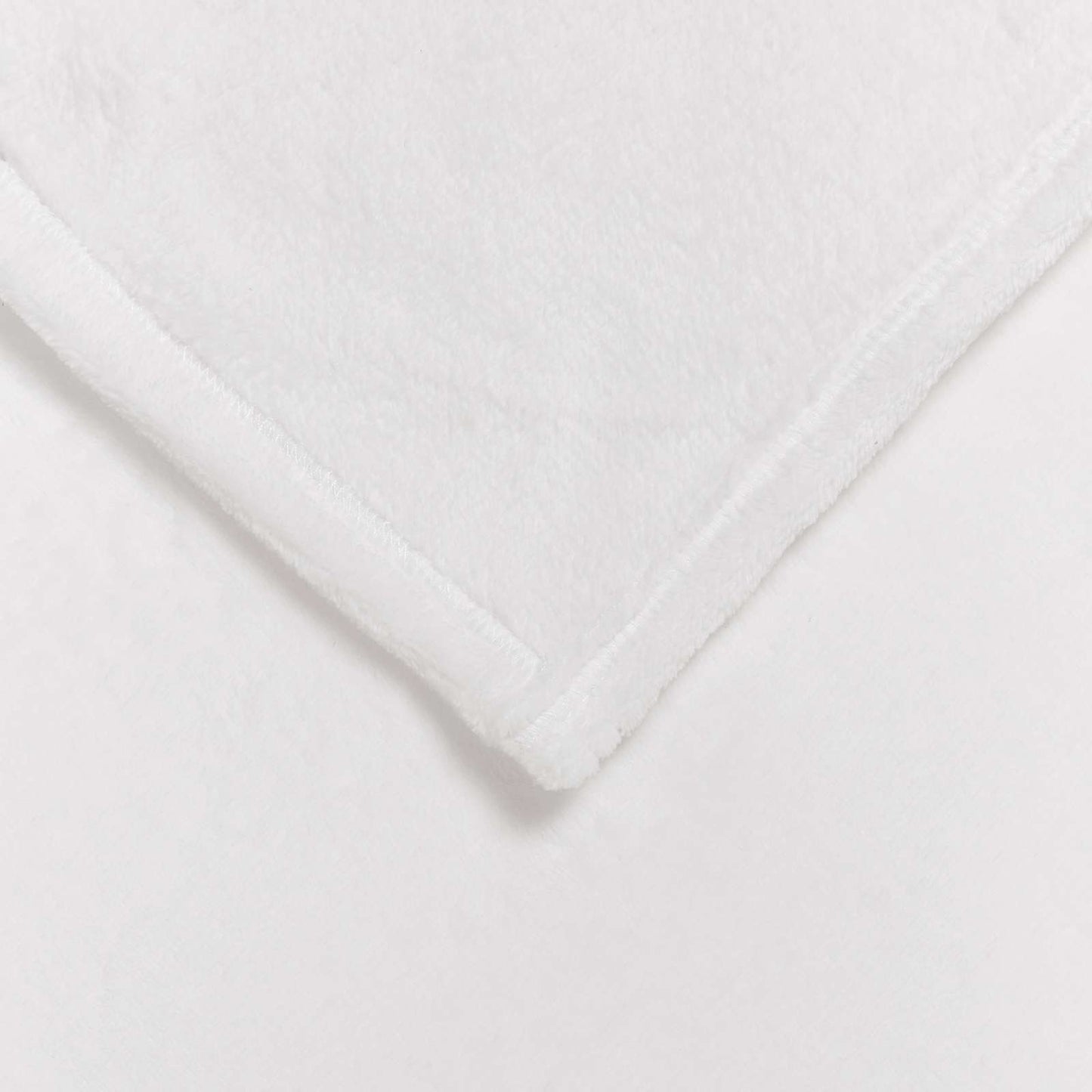 Coperte da Pile 6 pcs Bianco 130 x 150 cm Panno