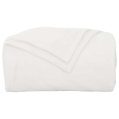 Coperte da Pile 6 pcs Bianco 150 x 200 cm Panno