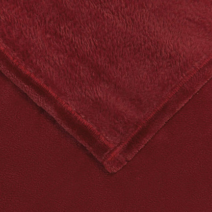 Coperte da Pile 6 pcs Rosso Bordeaux 240 x 270 cm Panno
