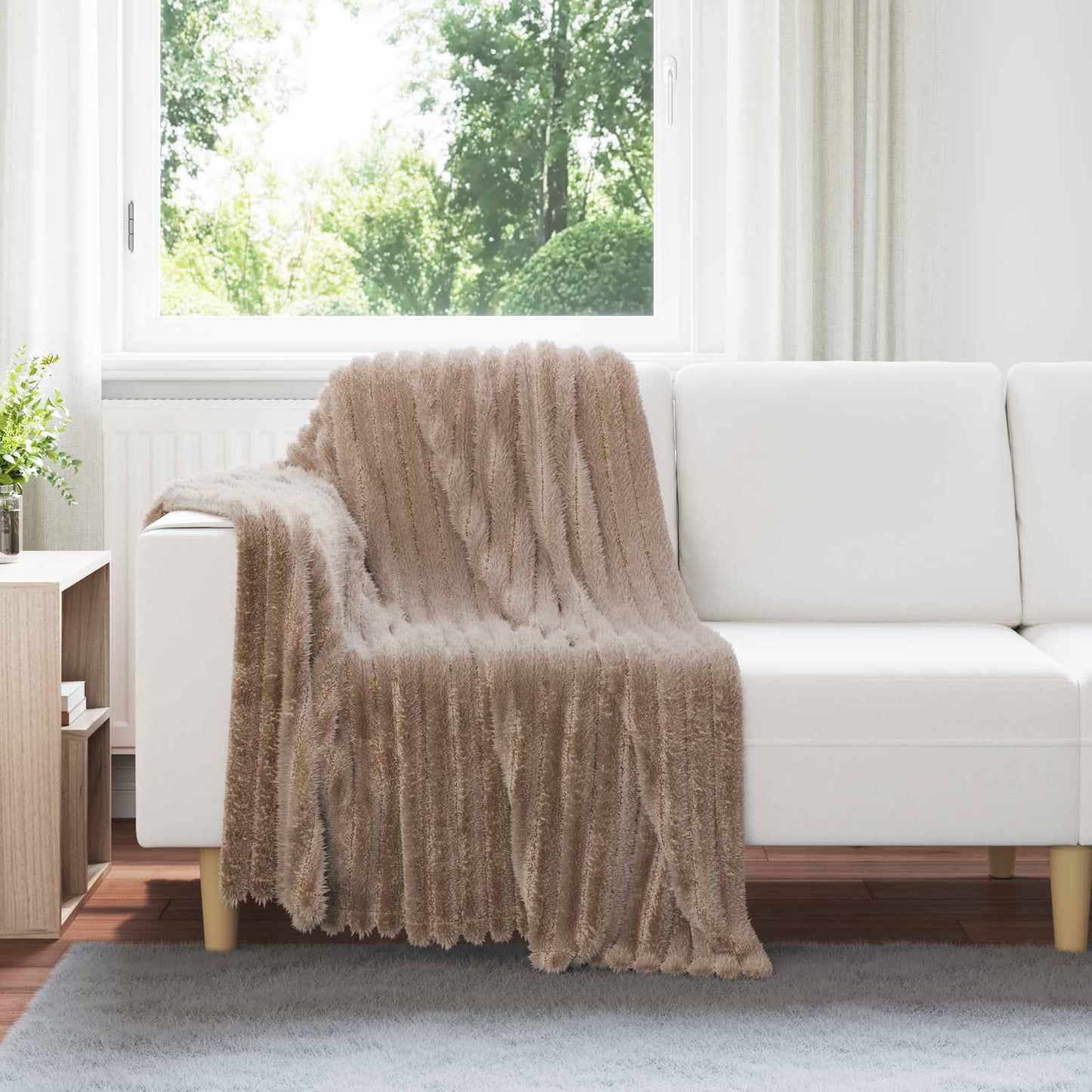 Coperta Cammello 150 x 130 cm Panno