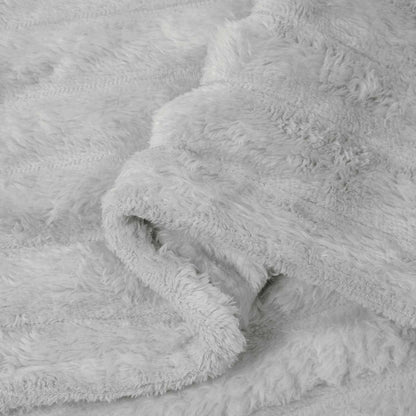 Coperta Grigio 240 x 220 cm Panno