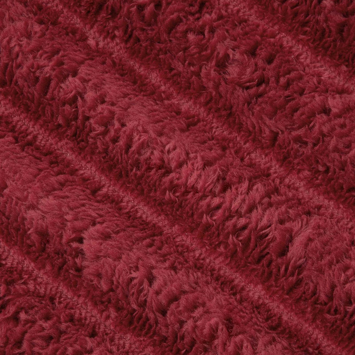 Coperta Rosso Bordeaux 240 x 220 cm Panno | homemem39
