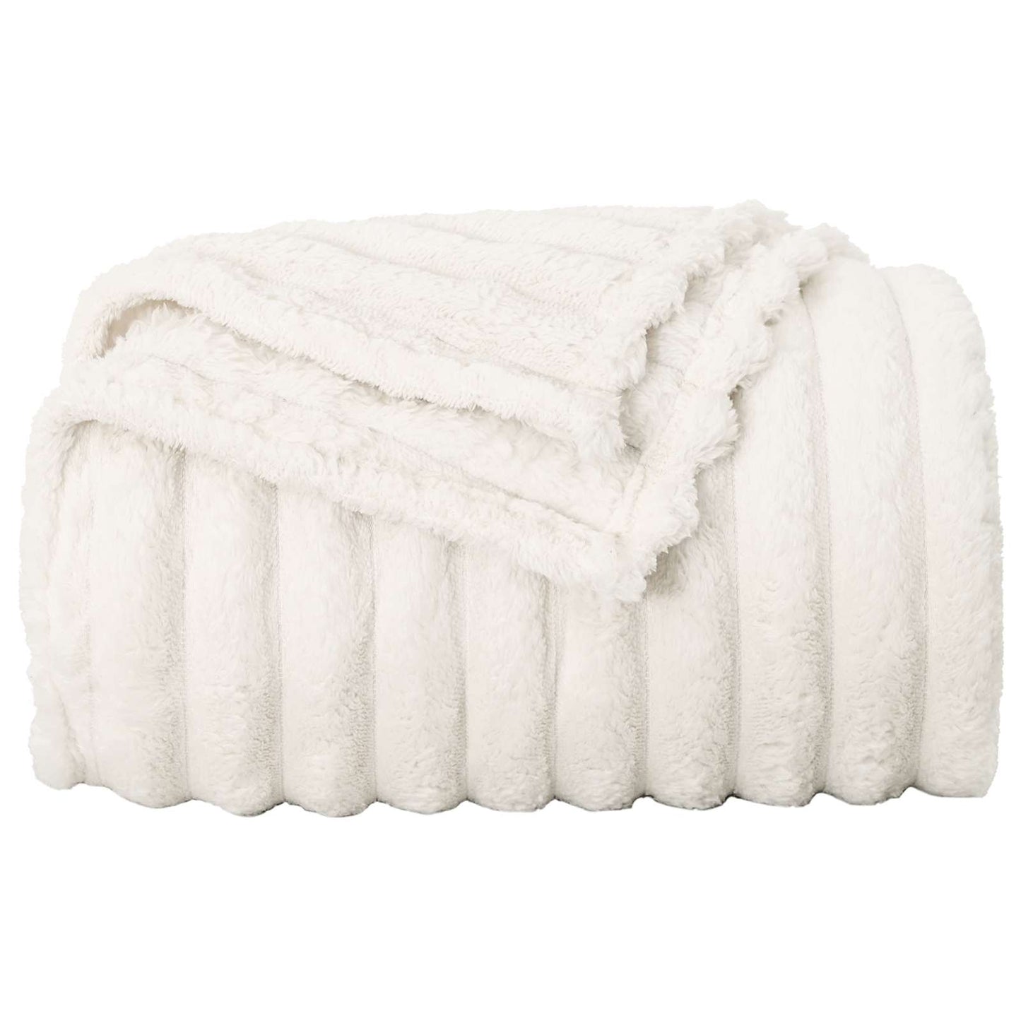Coperta Crema 200 x 150 cm Panno | homemem39