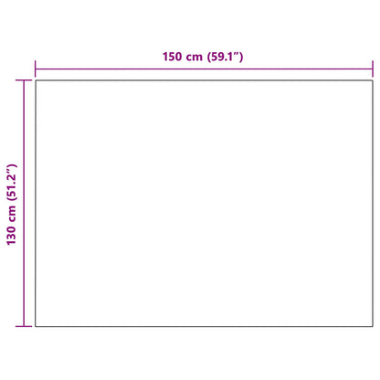 Coperta Rosa 150 x 130 cm Panno