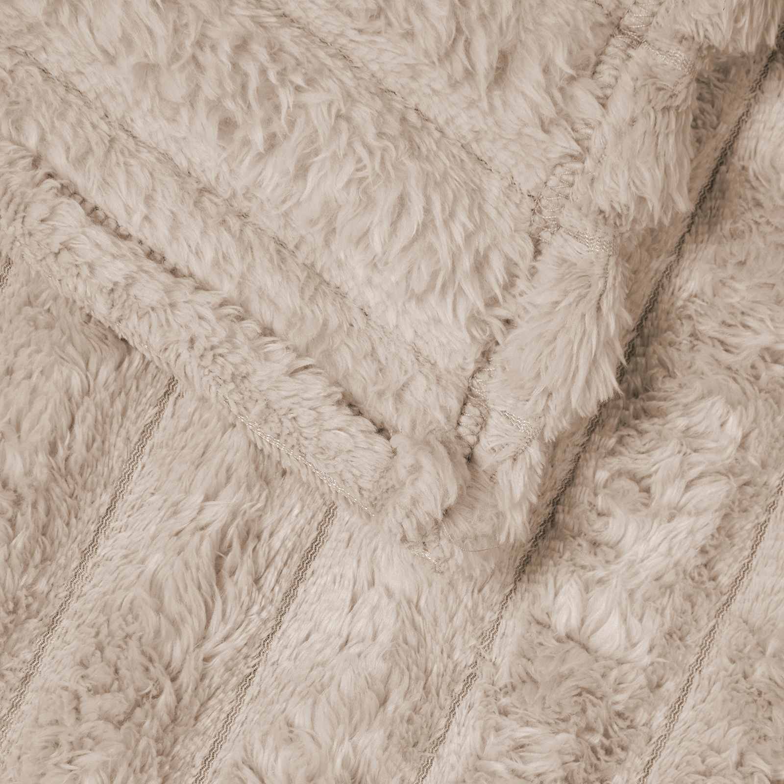 Coperte da Pile 6 pcs Beige 270 x 240 cm Panno | homemem39