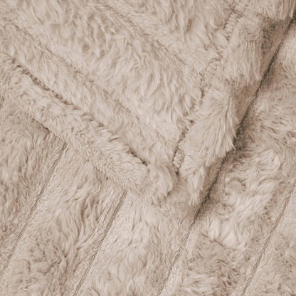 Coperte da Pile 6 pcs Beige 270 x 240 cm Panno | homemem39