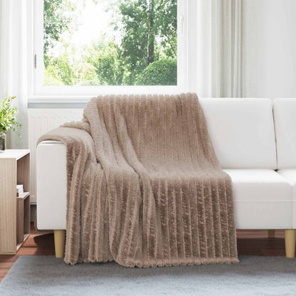 Coperte da Pile 6 pcs Cammello 200 x 150 cm Panno | homemem39