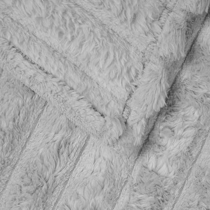 Coperte da Pile 6 pcs Grigio 240 x 220 cm Panno | homemem39
