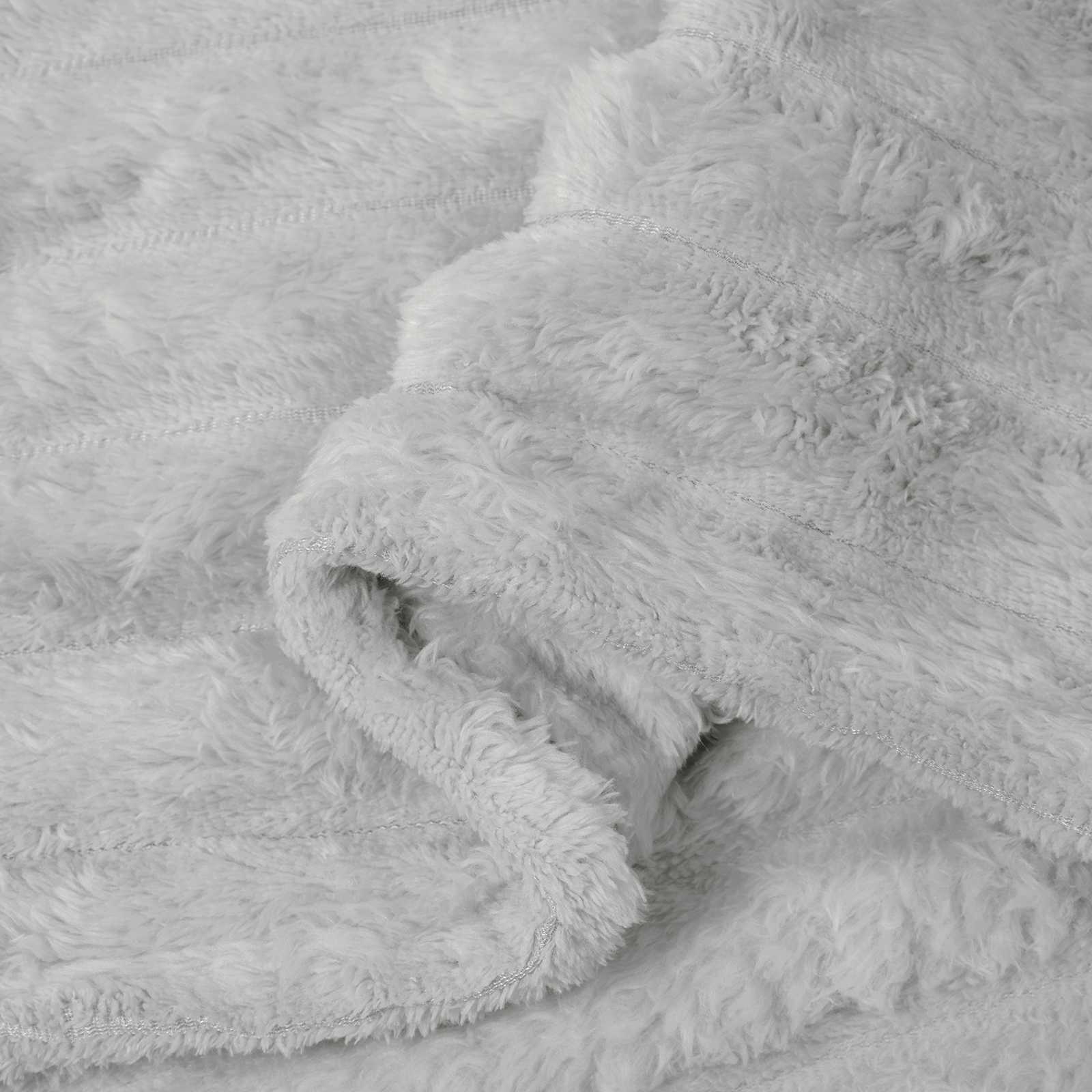Coperte da Pile 6 pcs Grigio 270 x 240 cm Panno | homemem39