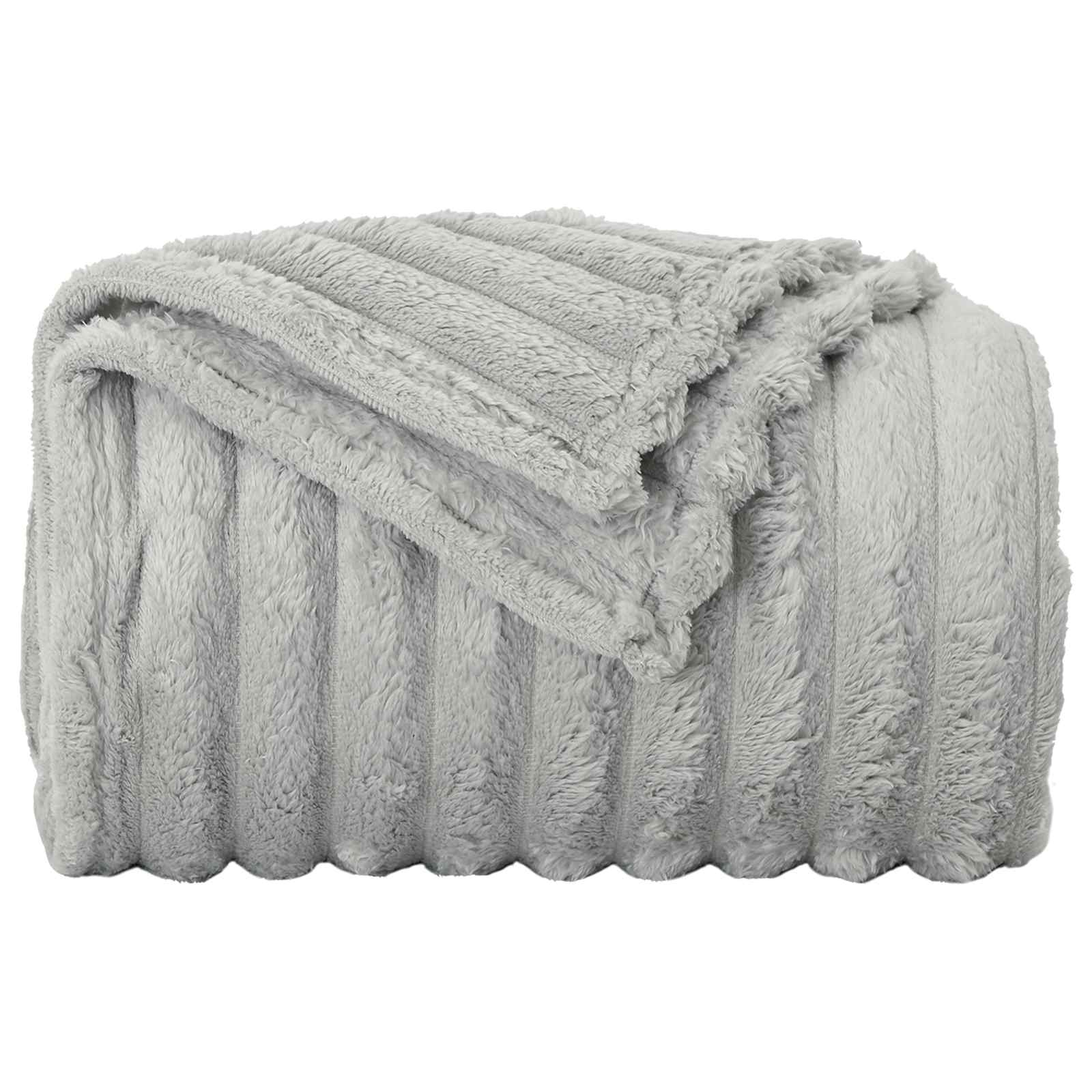 Coperte da Pile 6 pcs Grigio 270 x 240 cm Panno | homemem39