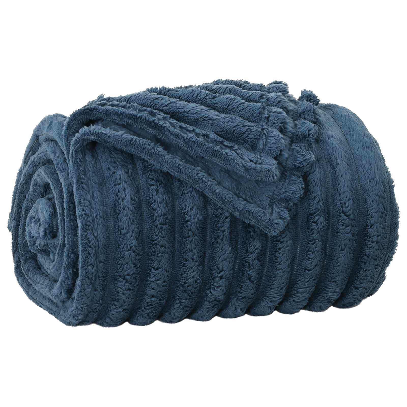 Coperte da Pile 6 pcs Blu navy 150 x 130 cm Panno | homemem39