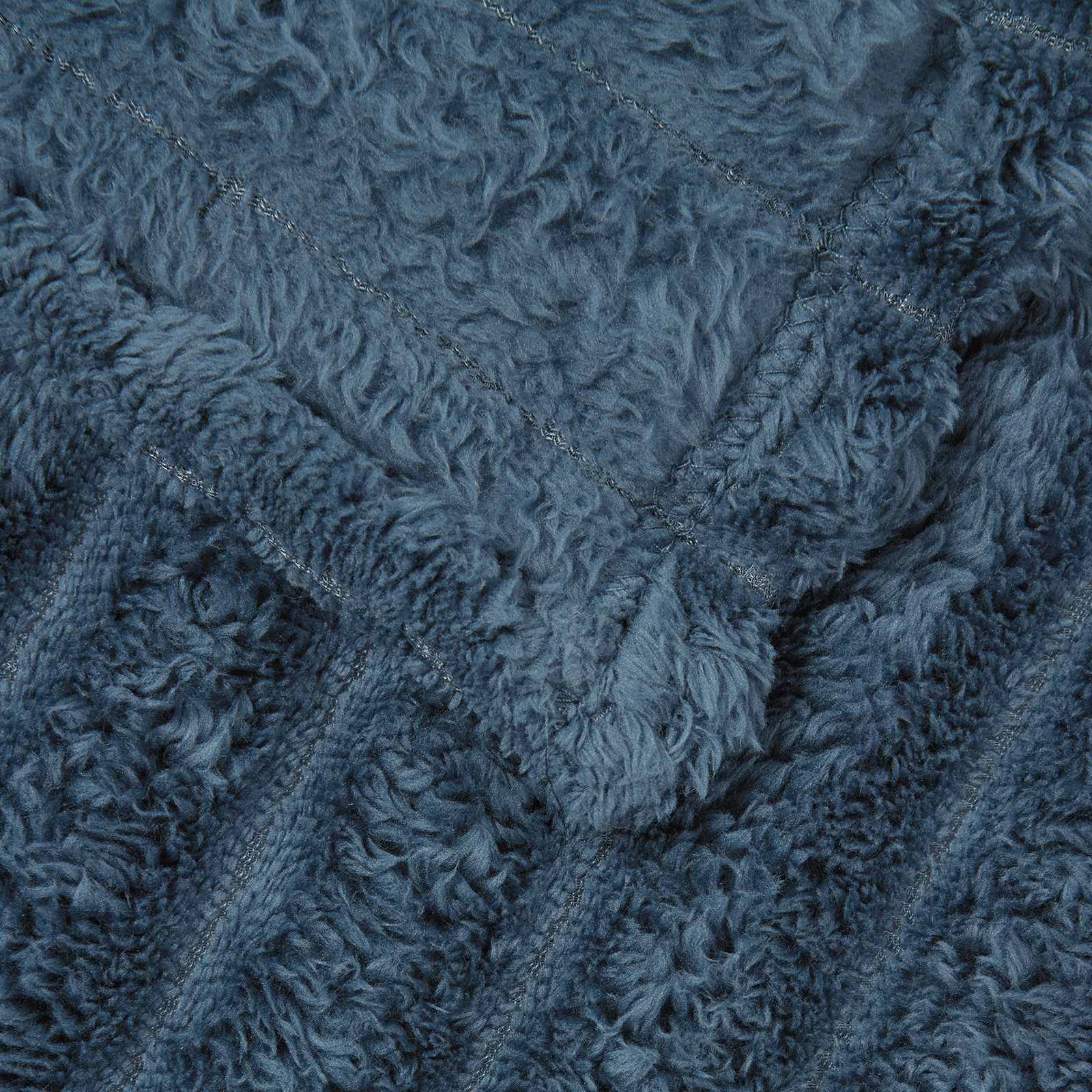 Coperte da Pile 6 pcs Blu navy 240 x 220 cm Panno | homemem39