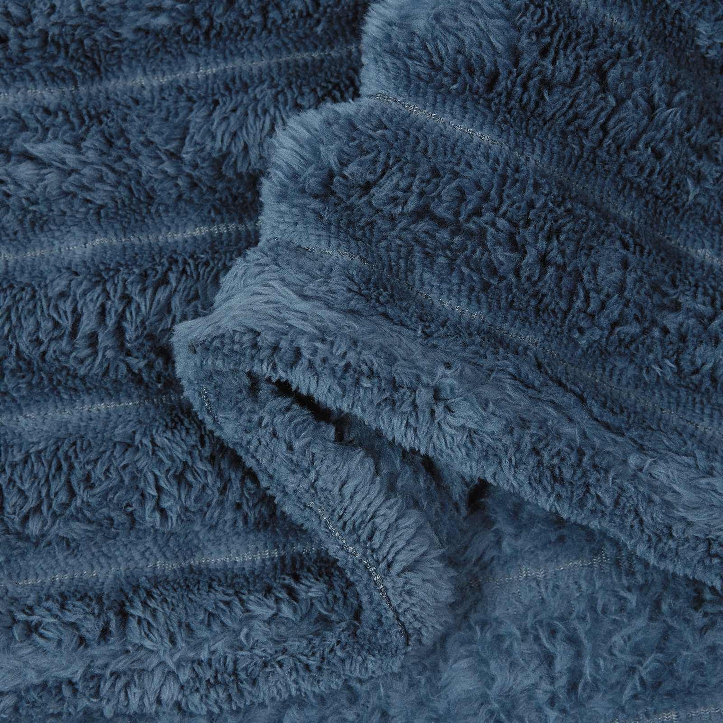 Coperte da Pile 6 pcs Blu navy 240 x 220 cm Panno | homemem39