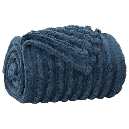 Coperte da Pile 6 pcs Blu navy 240 x 220 cm Panno